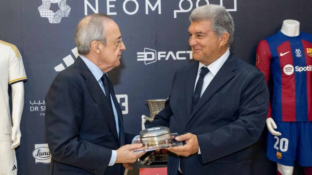 Laporta responde a Florentino Pérez: "Sólo escupen falsedades"