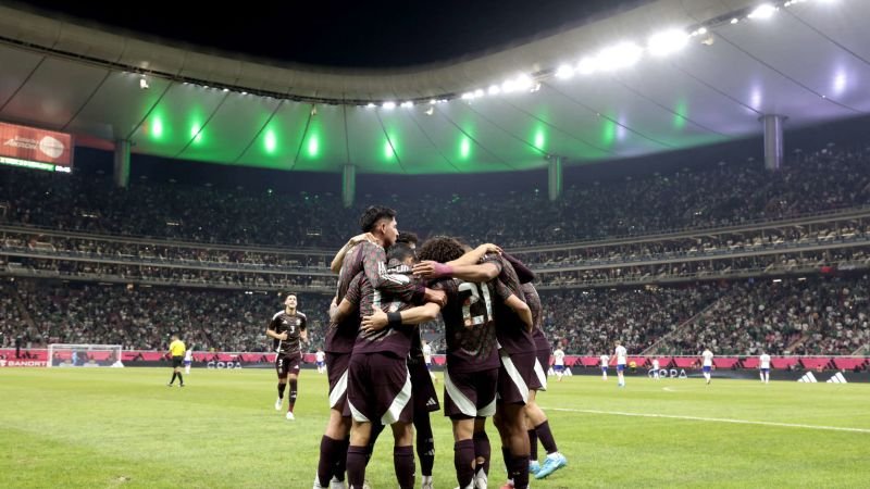 México rompe su mala suerte y conquista la victoria contra Estados Unidos en Guadalajara