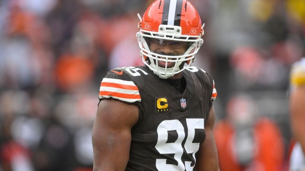 Myles Garrett 'responde' a los Steelers tras la victoria