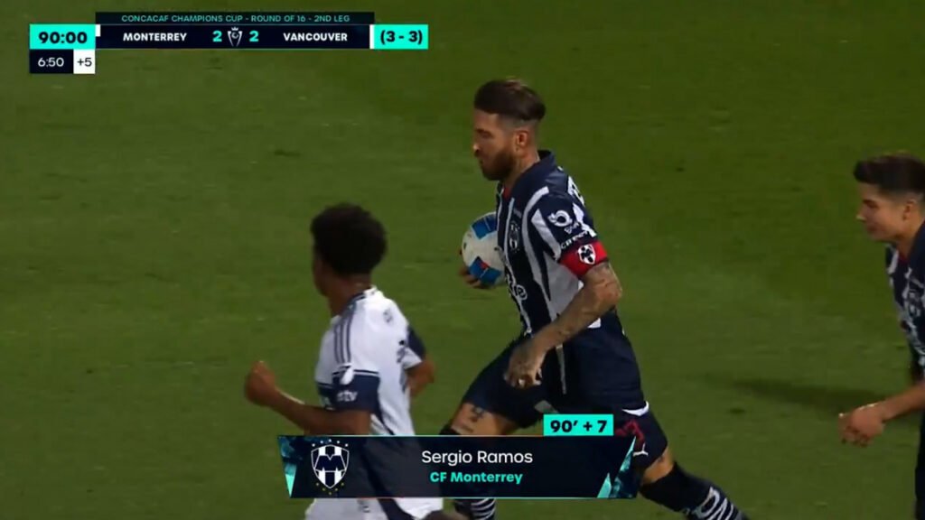 Sergio Ramos anota, pero los Rayados son eliminados de la Copa de Campeones