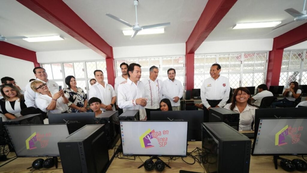Con Prepa en Línea-SEP, Mario Delgado amplía el acceso a la Educación Media Superior en 9,600 nuevos espacios.