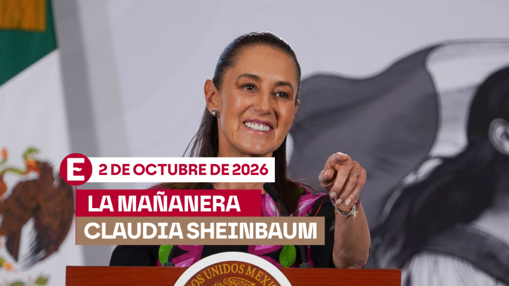 La conferencia en vivo de Sheinbaum: Temas destacados de la mañanera del 2 de octubre de 2026
