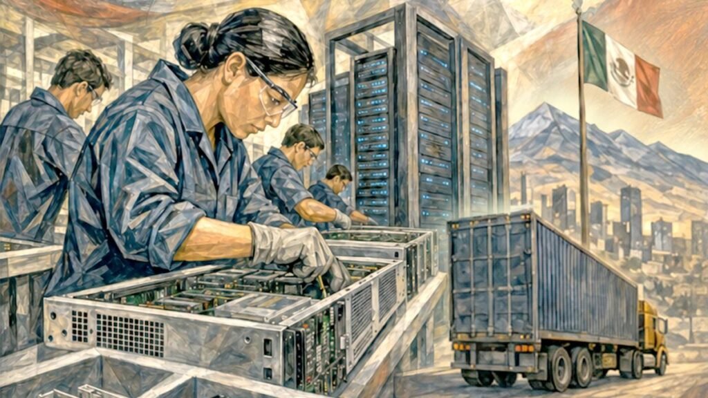 México impulsa el futuro: exporta más servidores de IA que automóviles